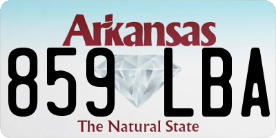 AR license plate 859LBA