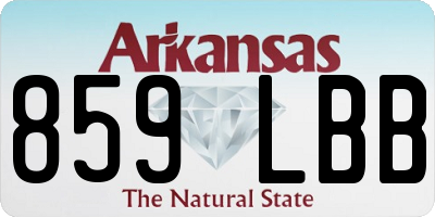 AR license plate 859LBB