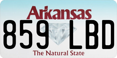 AR license plate 859LBD