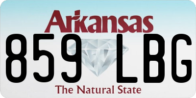 AR license plate 859LBG
