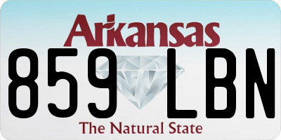 AR license plate 859LBN