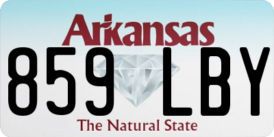 AR license plate 859LBY