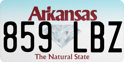 AR license plate 859LBZ