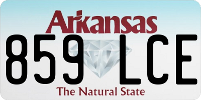 AR license plate 859LCE