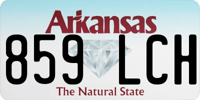 AR license plate 859LCH