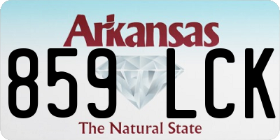 AR license plate 859LCK