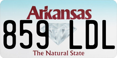 AR license plate 859LDL