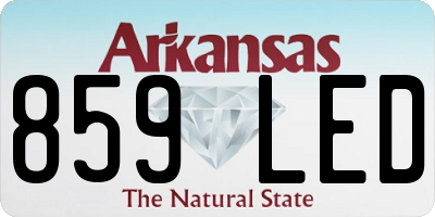 AR license plate 859LED