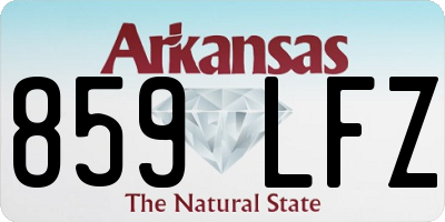 AR license plate 859LFZ
