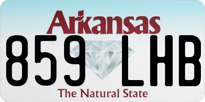 AR license plate 859LHB