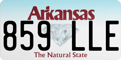 AR license plate 859LLE