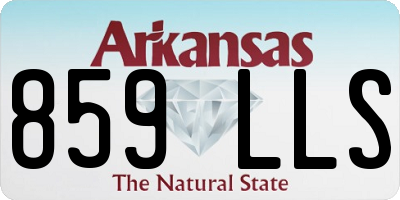 AR license plate 859LLS