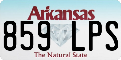 AR license plate 859LPS