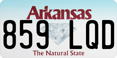 AR license plate 859LQD