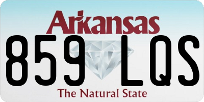 AR license plate 859LQS