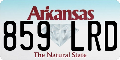 AR license plate 859LRD