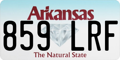AR license plate 859LRF