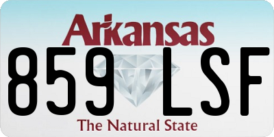 AR license plate 859LSF