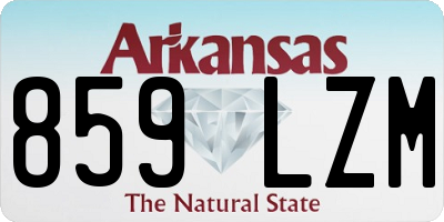 AR license plate 859LZM