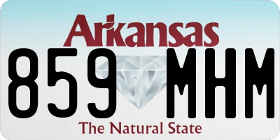 AR license plate 859MHM