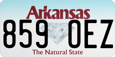 AR license plate 859OEZ