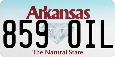 AR license plate 859OIL