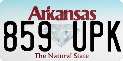 AR license plate 859UPK
