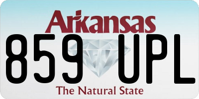 AR license plate 859UPL