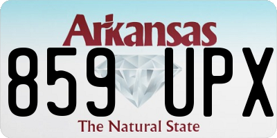 AR license plate 859UPX