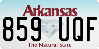 AR license plate 859UQF