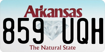 AR license plate 859UQH