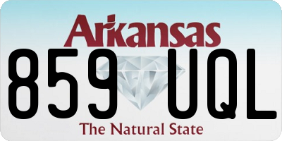 AR license plate 859UQL