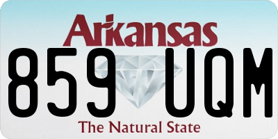 AR license plate 859UQM