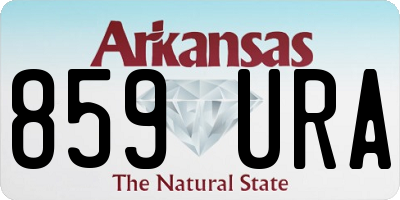 AR license plate 859URA