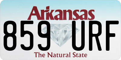 AR license plate 859URF
