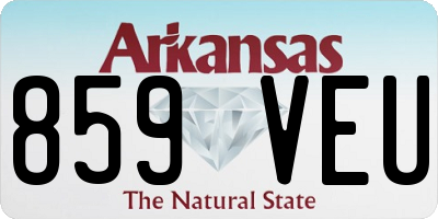 AR license plate 859VEU