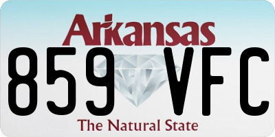 AR license plate 859VFC