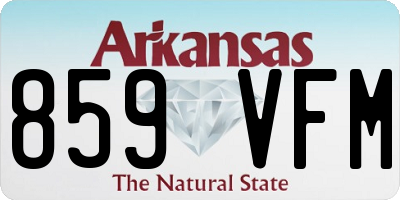 AR license plate 859VFM