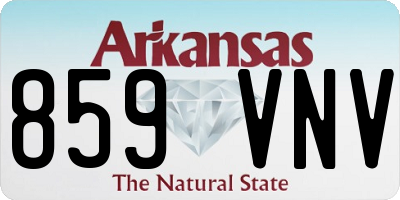 AR license plate 859VNV