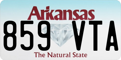 AR license plate 859VTA