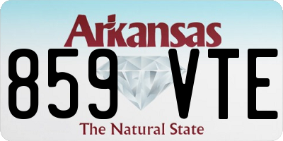 AR license plate 859VTE