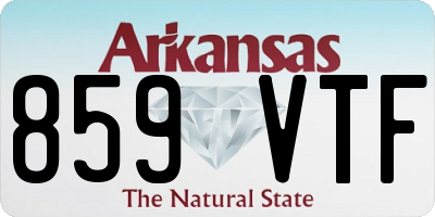 AR license plate 859VTF