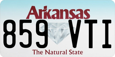 AR license plate 859VTI