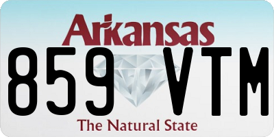 AR license plate 859VTM