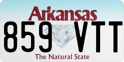 AR license plate 859VTT
