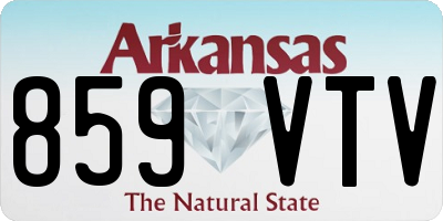AR license plate 859VTV