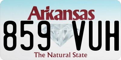 AR license plate 859VUH