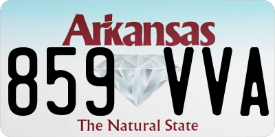AR license plate 859VVA