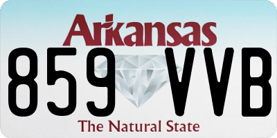 AR license plate 859VVB
