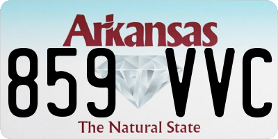 AR license plate 859VVC